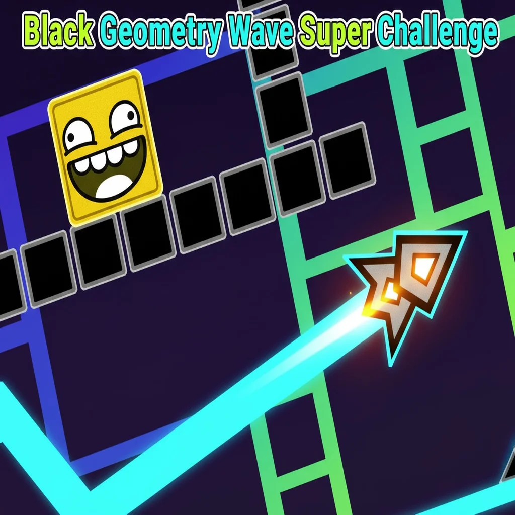 Black Geometry Wave Super Challenge